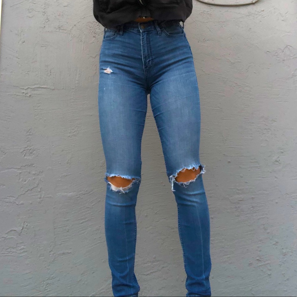 High Rise Hollister Jeans